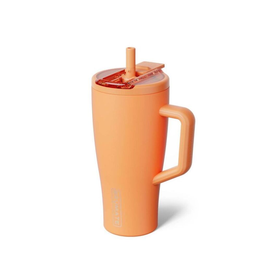 BruMate 30fl oz Stainless Steel Era Flip Water Bottle Peach